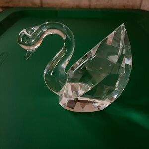 Crystal Swan Figurine